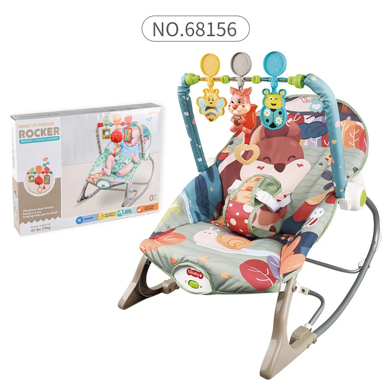 Baby Swing Bouncer - Электрическое кресло-качалка для младенцев, музыкальное, успокаивающее,