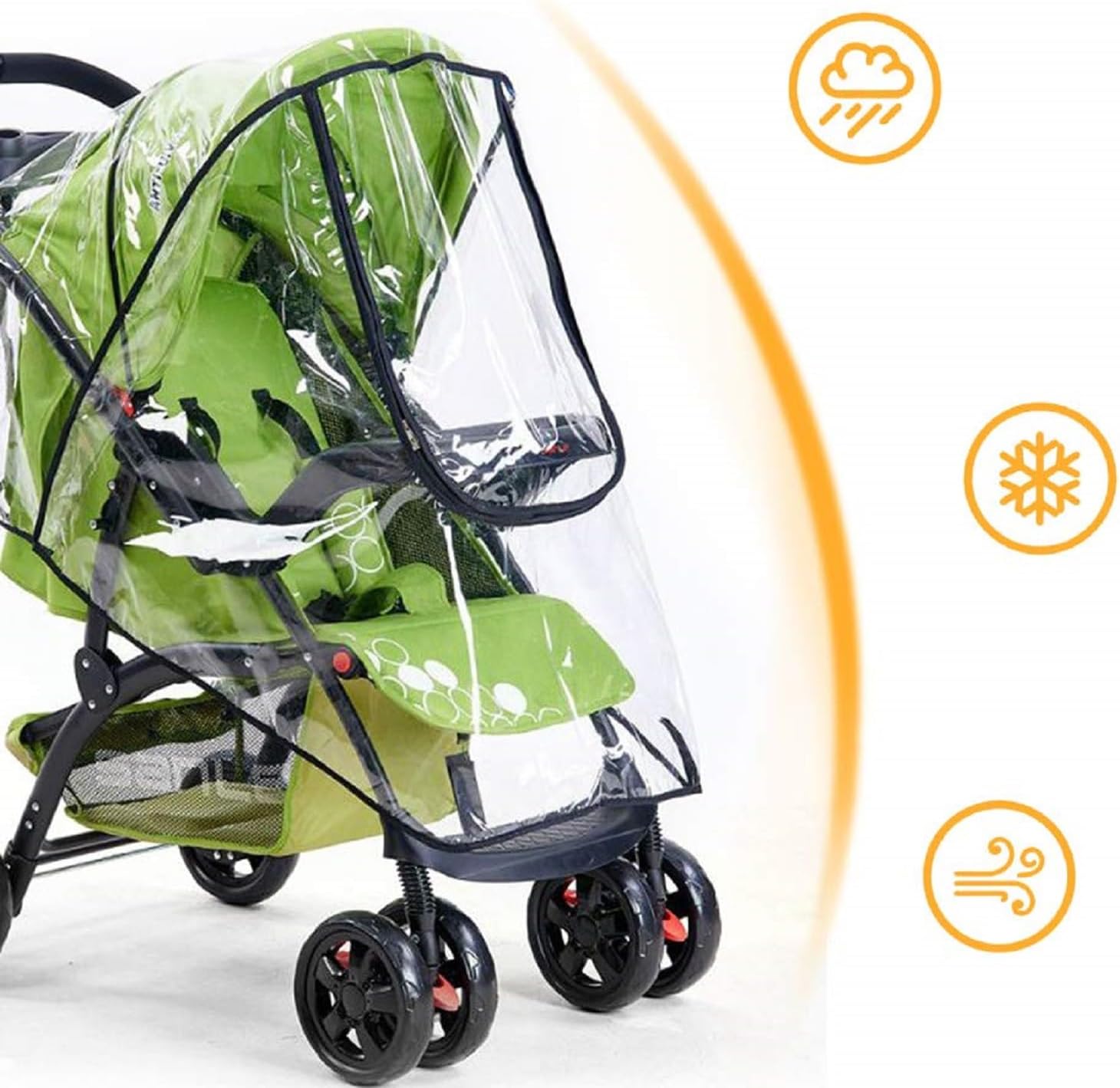 Чехол от дождя для детской кол – обзор и цена Stroller Rain Cover