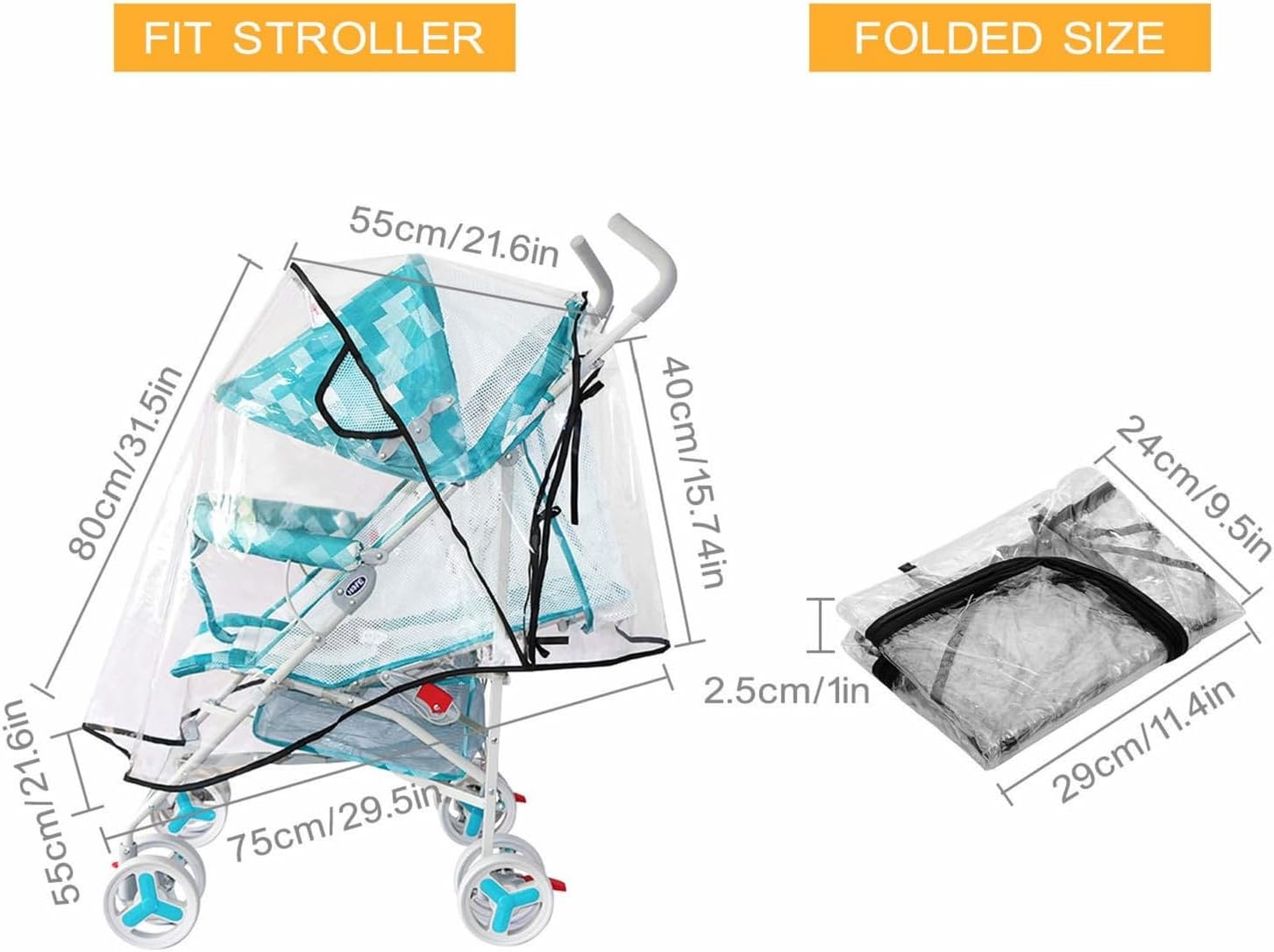 Чехол от дождя для детской кол – обзор и цена Stroller Rain Cover
