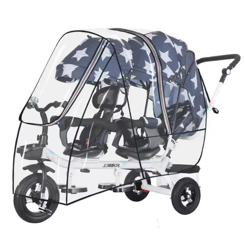 Дождевик для двойной коляски,  – обзор и цена Stroller Rain Cover