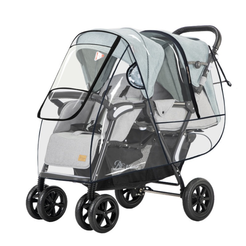 Дождевик для двойной коляски,  – обзор и цена Stroller Rain Cover