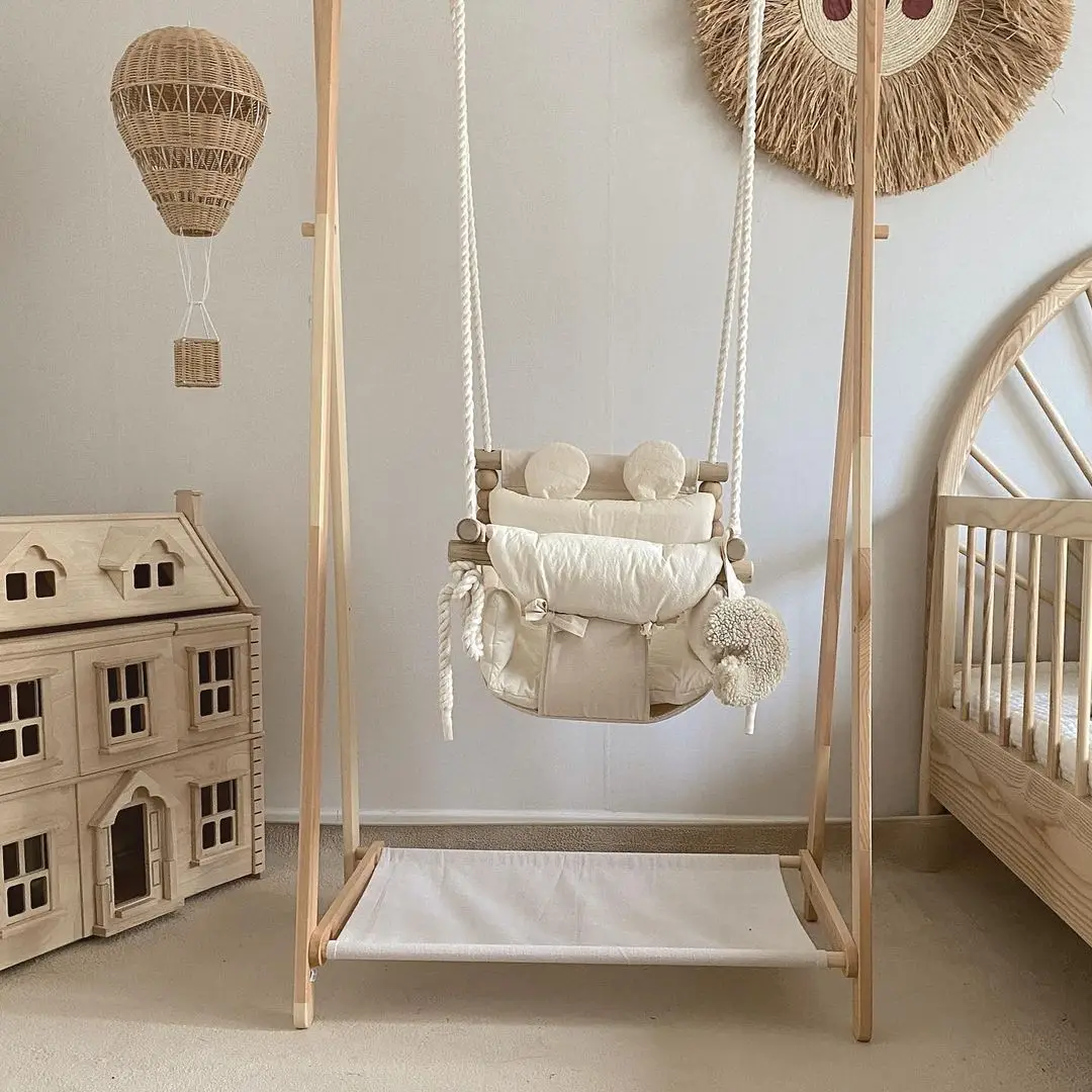 Детские качели в стиле Ins, де – обзор и цена Baby Swing Bouncer