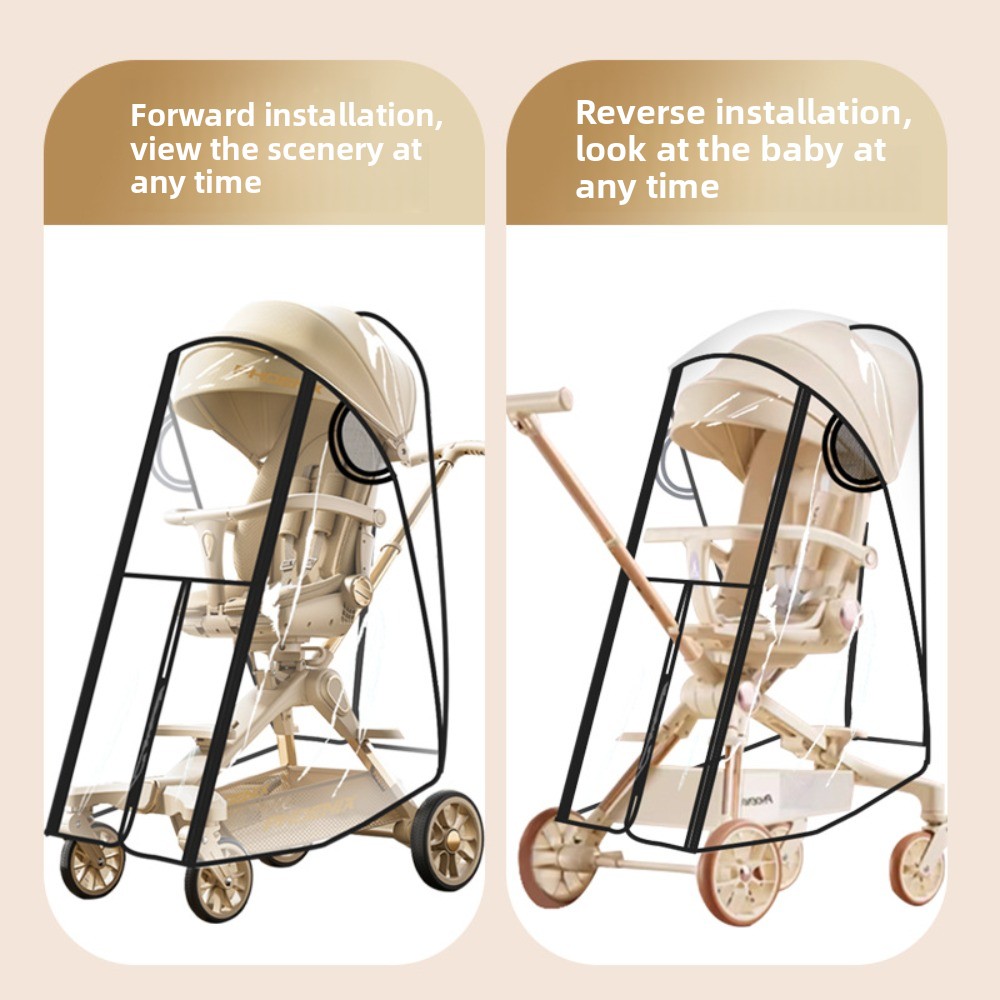 Прозрачные детские коляски, не – обзор и цена Stroller Rain Cover